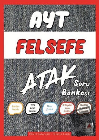 AYT Felsefe Grubu Atak Soru Bankası - Demet Karacabey - Delta Kültür Y