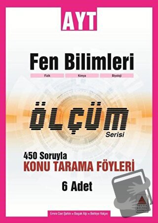 AYT Fen Bilimleri Ölçüm Serisi 450 Soruyla Konu Tarama Föyleri - Başak