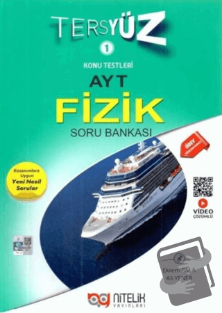 AYT Fizik Tersyüz Soru Bankası - Kolektif - Nitelik Yayınları - Fiyatı