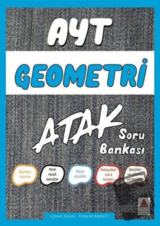 AYT Geometri Atak Soru Bankası - Çınar Aslan - Delta Kültür Yayınevi -