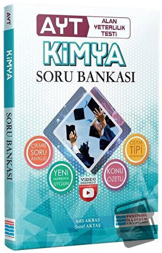 AYT Kimya Video Çözümlü Soru Bankası - Adil Akbaş - Evrensel İletişim 