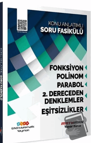 AYT Matematik Fonksiyon Polinom Parabol 2. Dereceden Denklemler ve Eşi