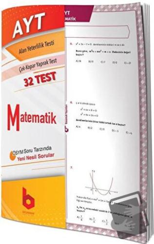 AYT Matematik Temel Yeterlilik Çek Kopar Yaprak Test - Kolektif - Basa