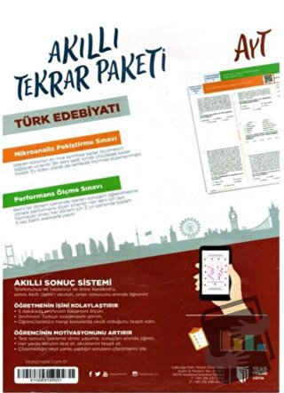 AYT Türk Edebiyatı Akıllı Tekrar Paketleri - Kolektif - Teas Press - F