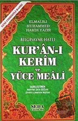 Bilgisayar Hatlı Kur'an-ı Kerim ve Yüce Meali (Orta Boy, Kod:149) (Cil