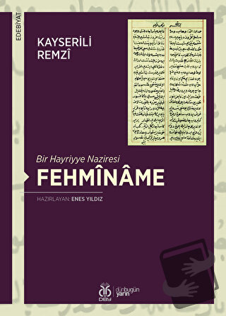 Bir Hayriyye Naziresi Fehminame - Kayserili Remzi - DBY Yayınları - Fi