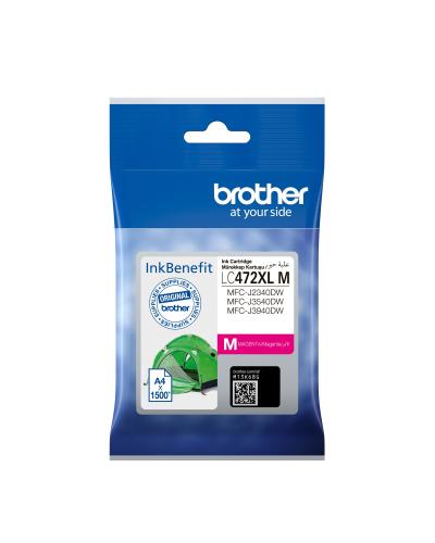 Brother Lc472Xlm Magenta Kırmızı 1.500 Sayfa Kartuş Mfc-J2340-J3540-J3