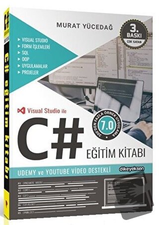 C# Eğitim Kitabı - Murat Yücedağ - Dikeyeksen Yayın Dağıtım - Fiyatı -