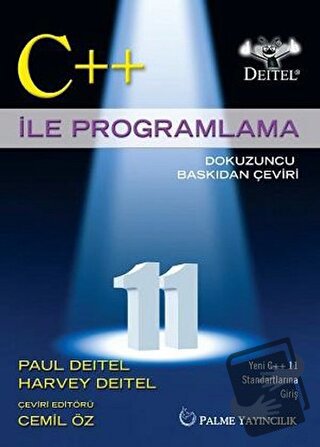 C ++ ile Programlama - Harvey Deitel - Palme Yayıncılık - Fiyatı - Yor