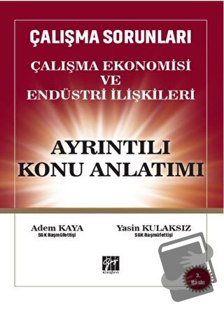 Çalışma Sorunları Çalışma Ekonomisi ve Endüstri İlişkileri Ayrıntılı K