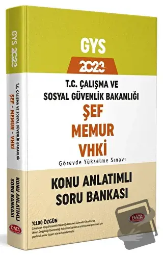 Çalışma ve Sosyal Güvenlik Bakanlığı GYS Memur ve VHKİ Konu Anlatımlı 