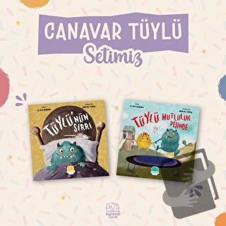 Canavar Tüylü Seti - 2 Kitap - Elife Kurum - Karavan Çocuk Yayınları -