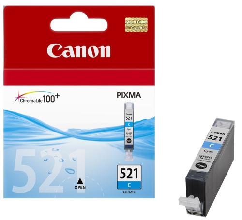 Canon Clı-521C Cyan Mavi Mürekkep Kartuş Mp260-540-550-560-620-630 Mx8