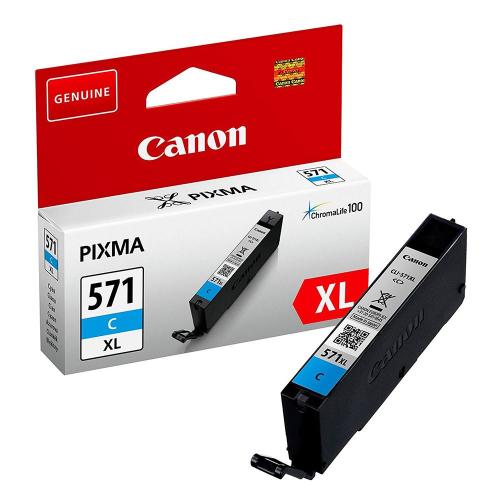 Canon Clı-571Xl C Cyan Mavi Yüksek Kapasiteli Mürekkep Kartuş Ts5050-9