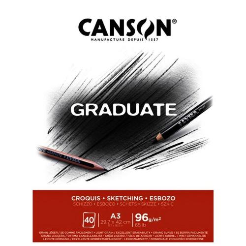 Canson Eskiz Bloğu Graduate Croquıs 40 Syf A3 96 Gr - - Canson - Fiyat