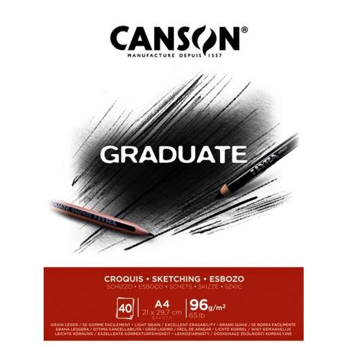 Canson Eskiz Bloğu Graduate Croquıs 40 Syf A4 96 Gr - - Canson - Fiyat