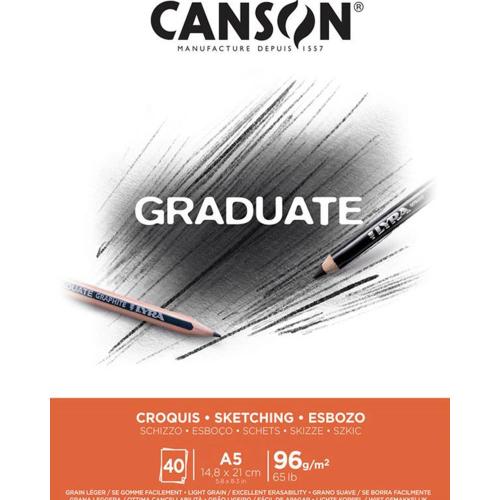 Canson Eskiz Bloğu Graduate Croquıs 40 Syf A5 96 Gr - - Canson - Fiyat