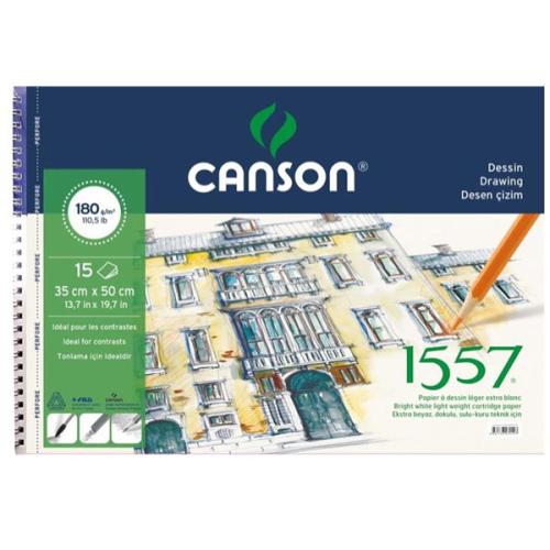 Canson Resim Defteri 1557 Resim Ve Ç.b.180 Gr 35X50 15 Yp - - Canson -