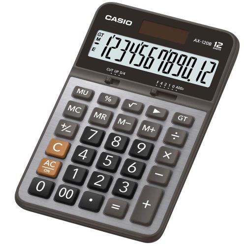 Casio Ax-120B 12 Hane Masa Üstü Hesap Makinesi - - Casıo - Fiyatı - Yo