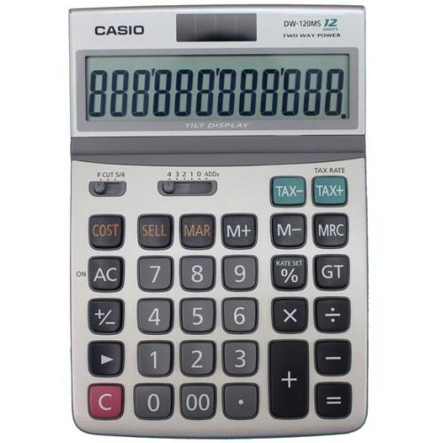 Casio Dw-120Ms Oynar Başlıklı 12 Hane Masa Üstü Hesap Makinesi - - Cas