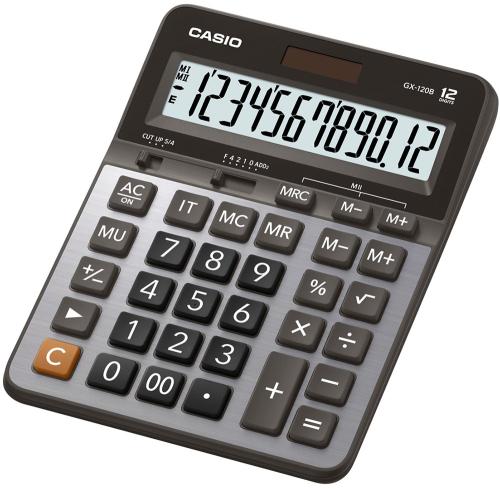 Casio Gx-120B 12 Hane Masa Üstü Hesap Makinesi - - Casıo - Fiyatı - Yo