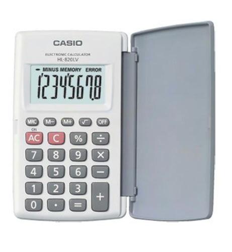 Casio Hl-820Lv-We 8 Hane Beyaz Cep Tipi Hesap Makinesi - - Casıo - Fiy