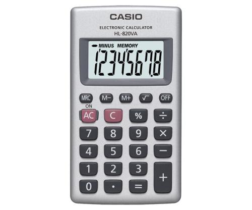 Casio Hl-820Va-W 8 Hane Beyaz Cep Tipi Hesap Makinesi - - Casıo - Fiya