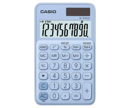 Casio Sl-310Uc-Lb Cep Tipi 10 Hane Açık Mavi Hesap Makinesi - - Casıo 