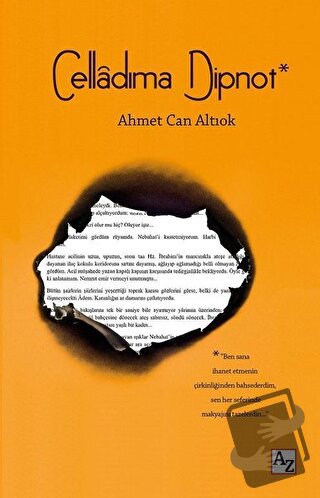 Celladıma Dipnot - Ahmet Can Altıok - Az Kitap - Fiyatı - Yorumları - 