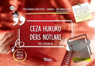 Ceza Hukuku Ders Notları - Özel Hükümler - Kolektif - Temsil Kitap - F