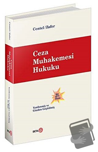 Ceza Muhakemesi Hukuku - Hamide Zafer - Beta Yayınevi - Fiyatı - Yorum