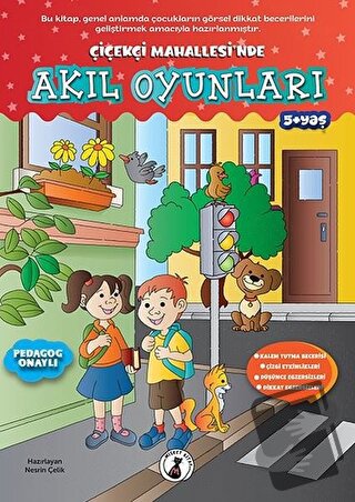 Çiçekçi Mahallesi'nde Akıl Oyunları - Nesrin Çelik - Misket Kitap - Fi