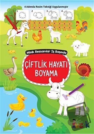 Çiftlik Hayatı Boyama - Minik Ressamlar İş Başında - Kolektif - Bıcırı