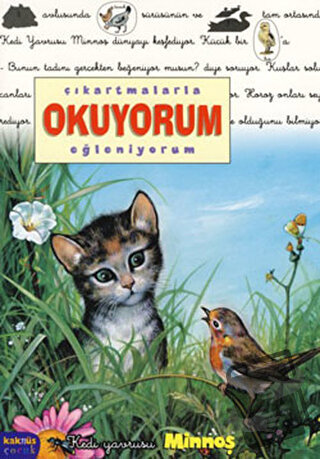 Çıkartmalarla Okuyorum Eğleniyorum - Kedi Yavrusu Minnoş - Delphine La