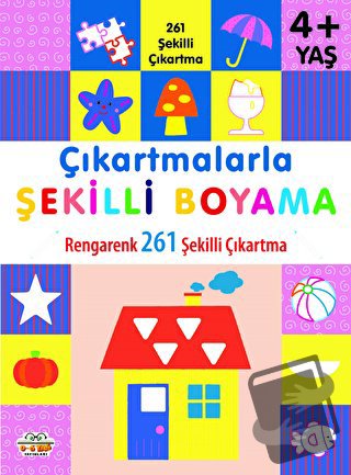 Çıkartmalarla Şekilli Boyama 4 Yaş Üstü - Kolektif - 0-6 Yaş Yayınları