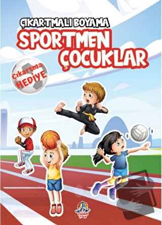 Çıkartmalı Boyama - Sportmen Çocuklar - Anonim - Yağmur Çocuk - Fiyatı