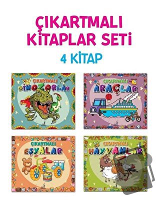 Çıkartmalı Kitaplar Seti (4 Kitap Takım) - Kolektif - Pal Sokağı Yayın