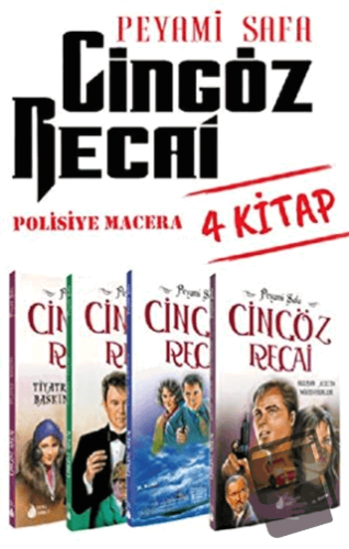 Cingöz Recai Seti (4 Kitap Takım) - Peyami Safa - Genç Damla Yayınevi 