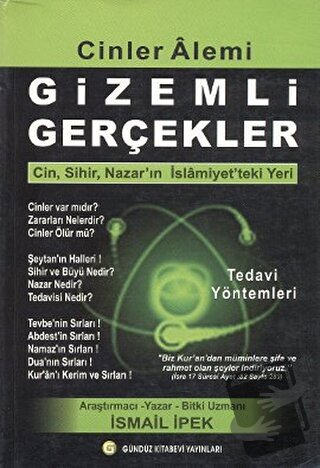 Cinler Alemi: Gizemli Gerçekler - İsmail İpek - Gündüz Kitabevi Yayınl