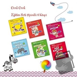 Cıvıl Cıvıl Eğitim Seti (6 Kitap Takım) - Elif Çubuk - Eğiten Kitap - 