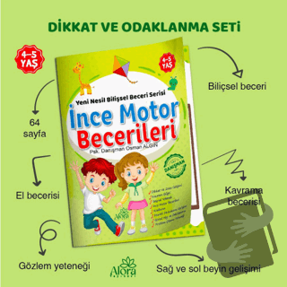 Çizgi Çalışmaları - İnce Motor Becerileri - Osman Algın - Alora Yayıne