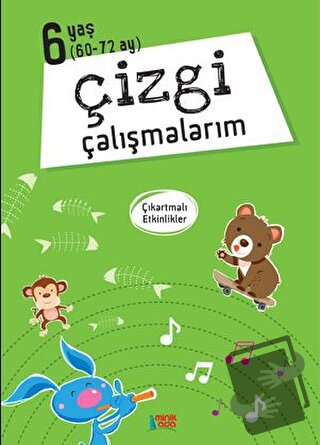 Çizgi Çalışmalarım - 6 Yaş - Kolektif - Minik Ada - Fiyatı - Yorumları