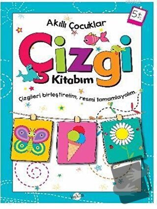 Çizgi Kitabım 5 Yaş - Akıllı Çocuklar - Kolektif - Kukla Yayınları - F