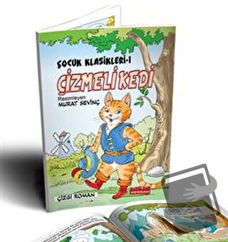 Çizmeli Kedi Renkli Çizgi Roman - Murat Sevinç - Bordo Ressam - Fiyatı