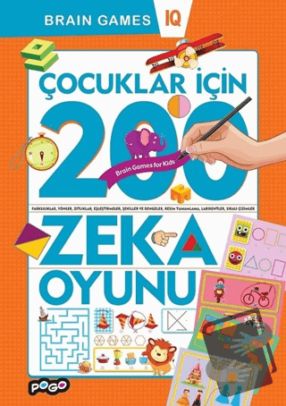 Çocuklar İçin 200 Zeka Oyunu - Kolektif - Pogo Çocuk - Fiyatı - Yoruml