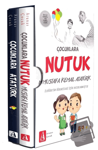 Çocuklar İçin Atatürk Kutulu Set (2 Kitap Takım) - Mustafa Kemal Atatü