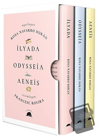 Çocuklar İçin Destanlar: İlyada - Odysseia - Aeneis (3 Kitap Takım) - 