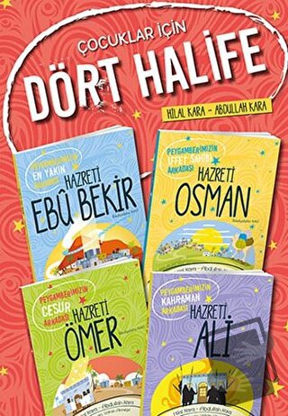 Çocuklar İçin Dört Halife Seti (4 Kitap Takım) - Abdullah Kara - Uğurb