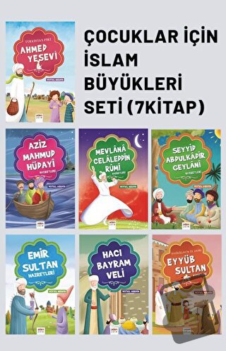 Çocuklar İçin İslam Büyükleri Seti (7 Kitap) - Veysel Akkaya - Çelik Y