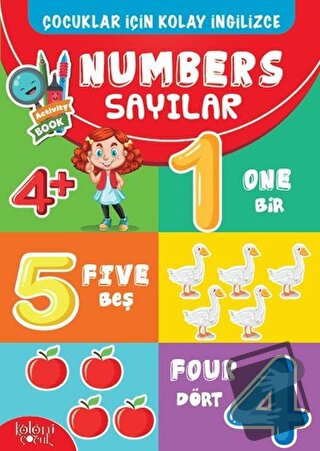 Çocuklar İçin Kolay İngilizce - Numbers Sayılar - Hatice Nurbanu Karac